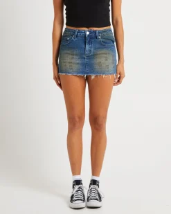 Niche Denim Mini Skirt