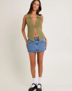 Niche Denim Mini Skirt