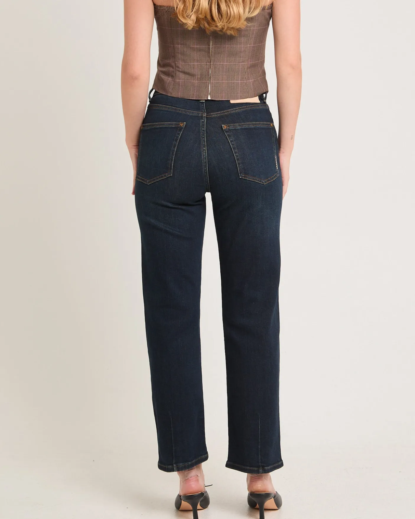 Nico Straight Denim Jeans Selene