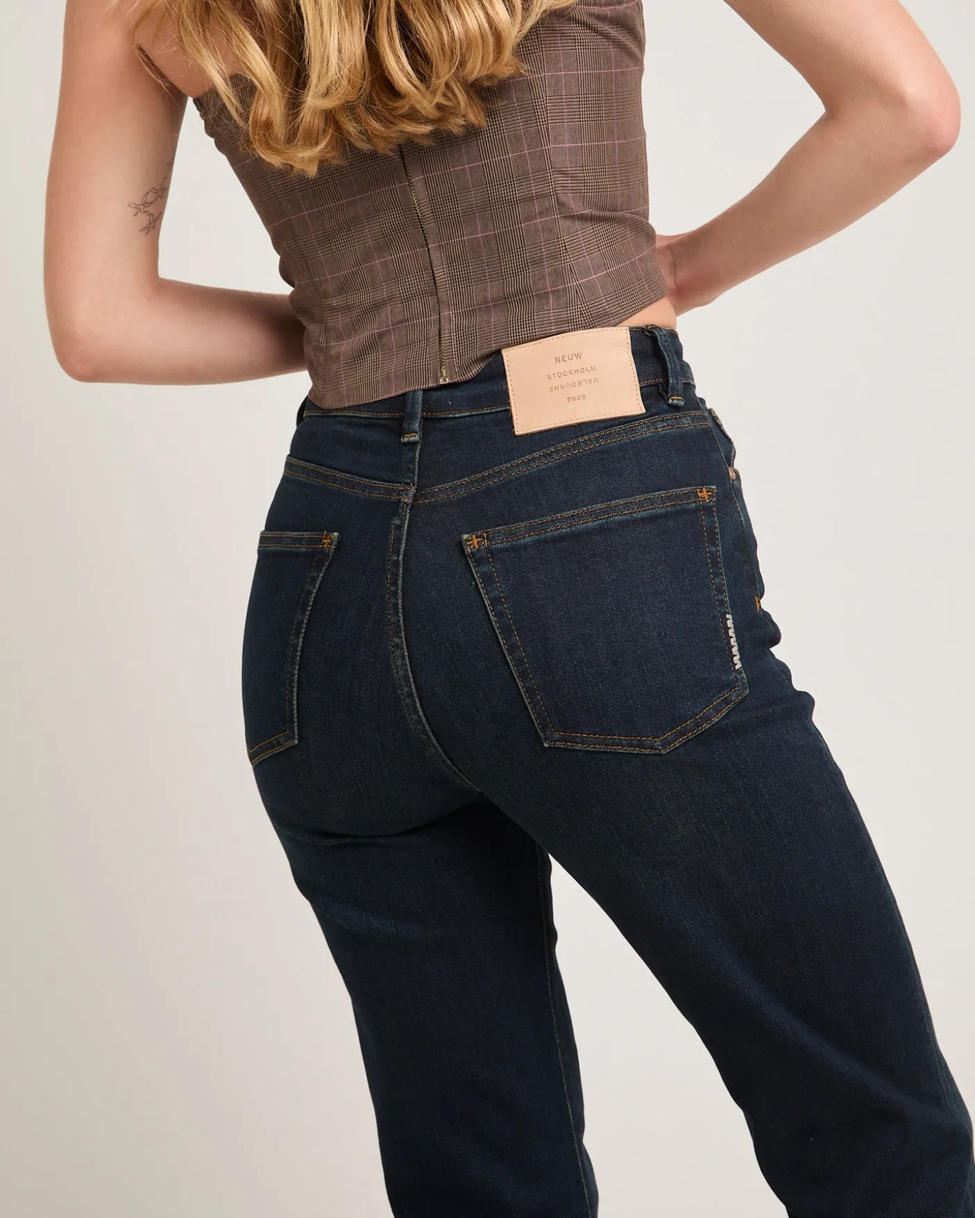 Nico Straight Denim Jeans Selene