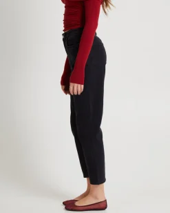 Nico Straight Denim Jeans Blackout