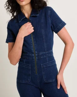 Nikki Denim Maxi Boiler Suit
