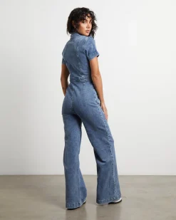 Nikki Denim Maxi Boiler Suit