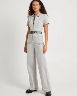 Nikki Denim Maxi Boiler Suit