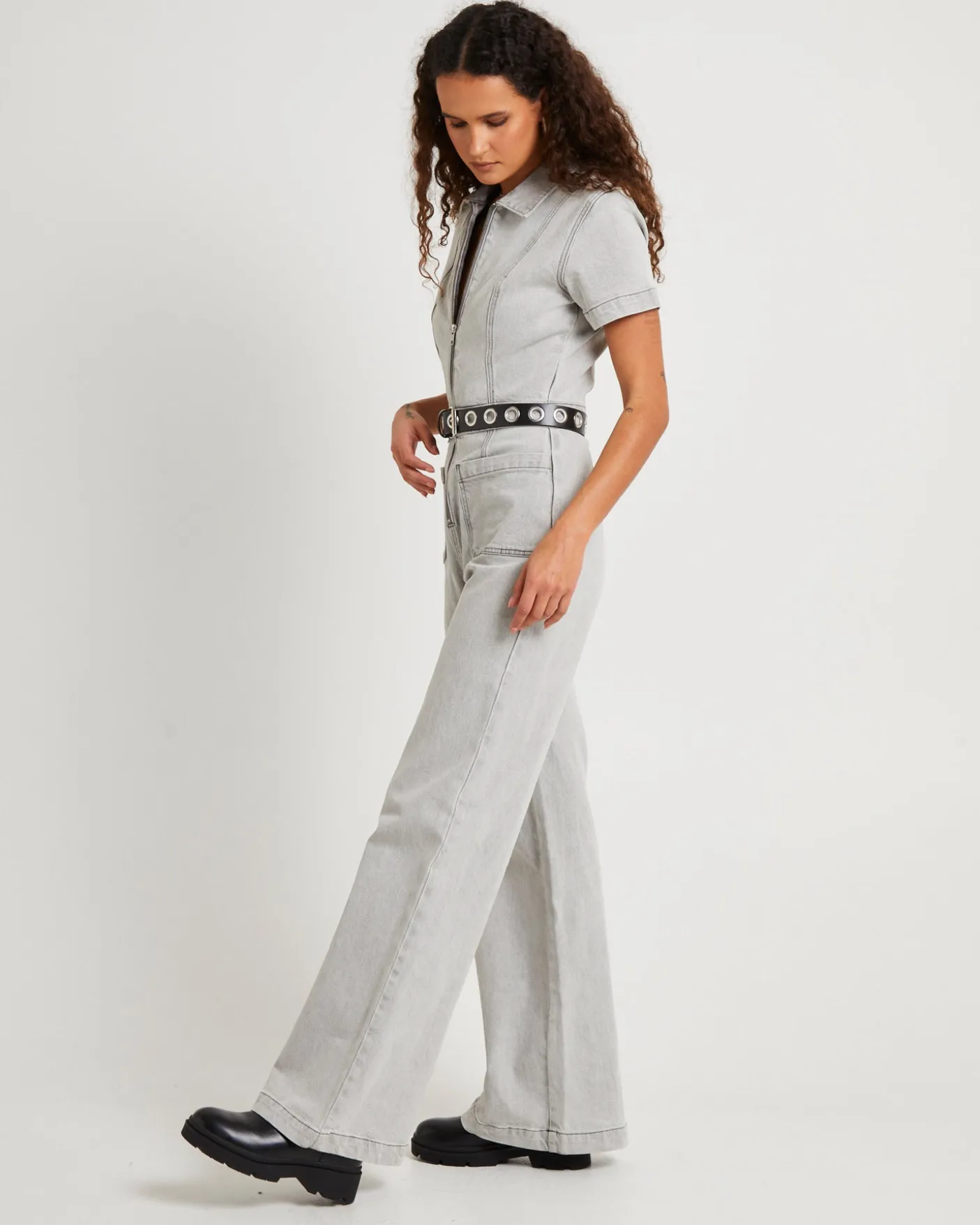 Nikki Denim Maxi Boiler Suit