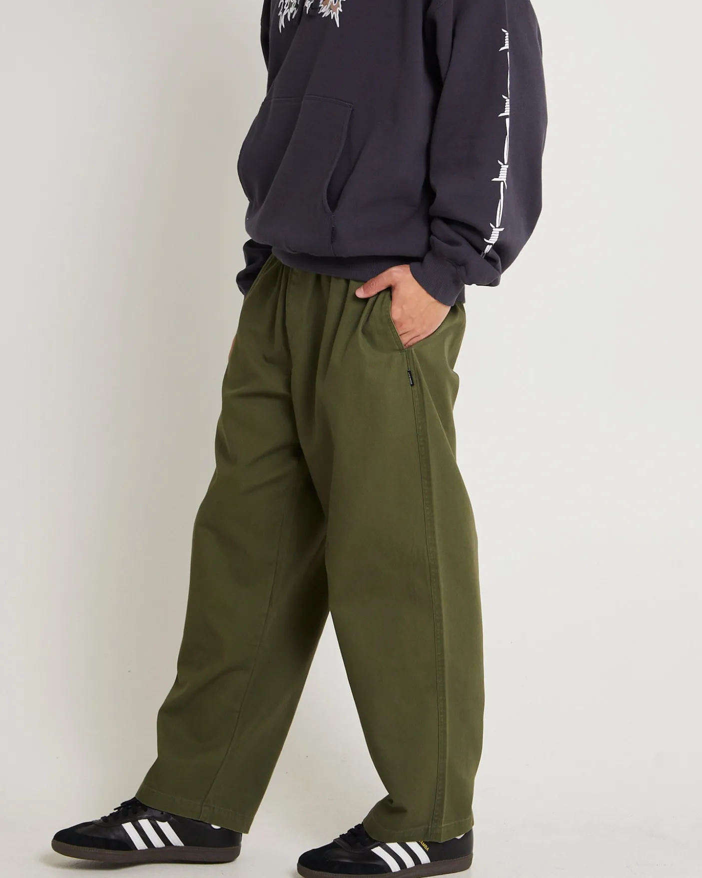 Ninety Eights Elastic Waist Pants