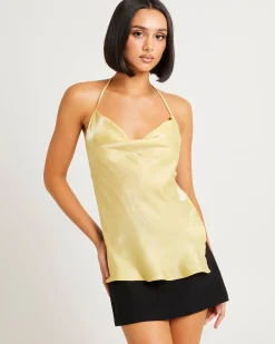 Nova Cowl Neck Halter Top