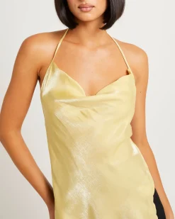 Nova Cowl Neck Halter Top