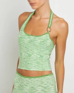Ombre Asymmetric Knit Top
