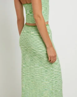 Ombre Knit Maxi Skirt