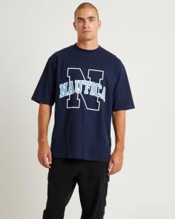 Omega Short Sleeve T-Shirt Navy