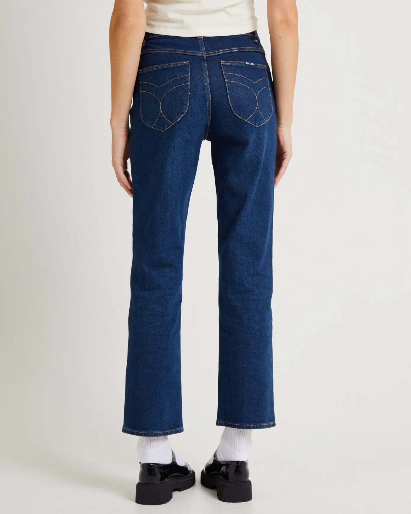 Original Straight Denim Jeans Dark Stone