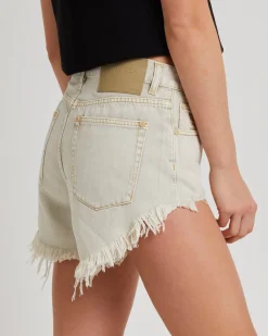 Outlaws Mid Waist Denim Short