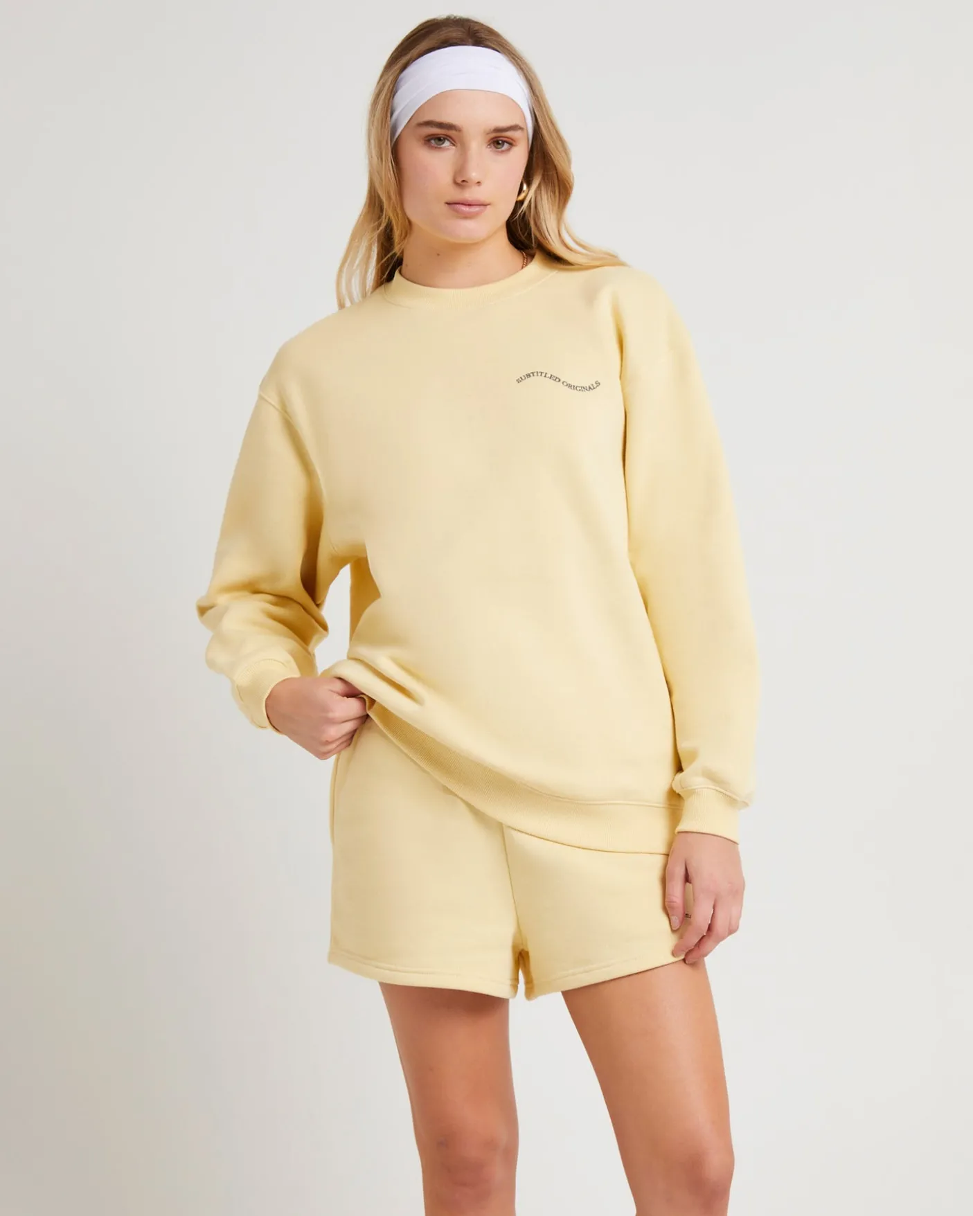 Oversized Wave Origin Fleece Jumper