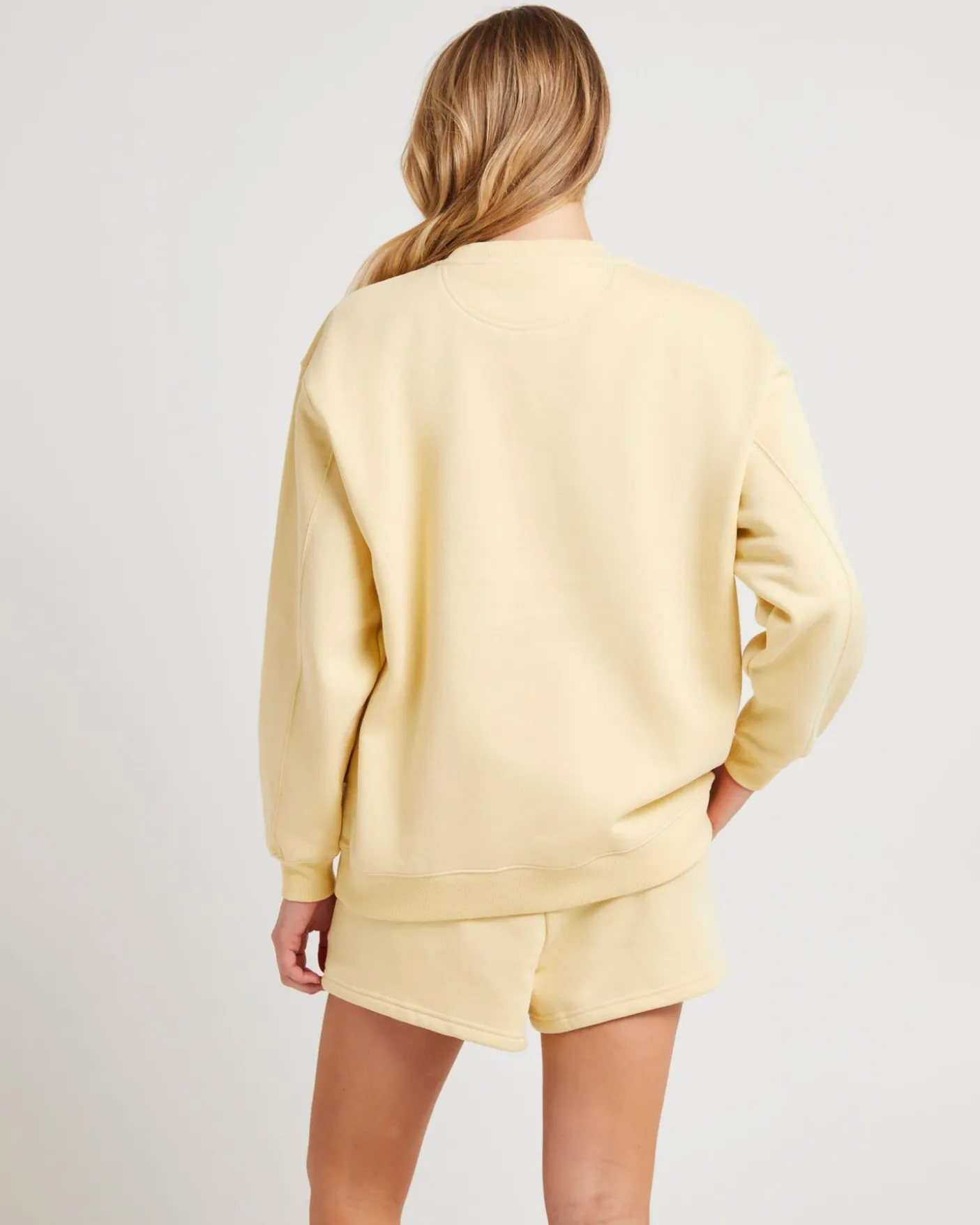 Oversized Wave Origin Fleece Jumper