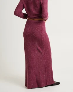 Paige Boucle Knit Maxi Skirt