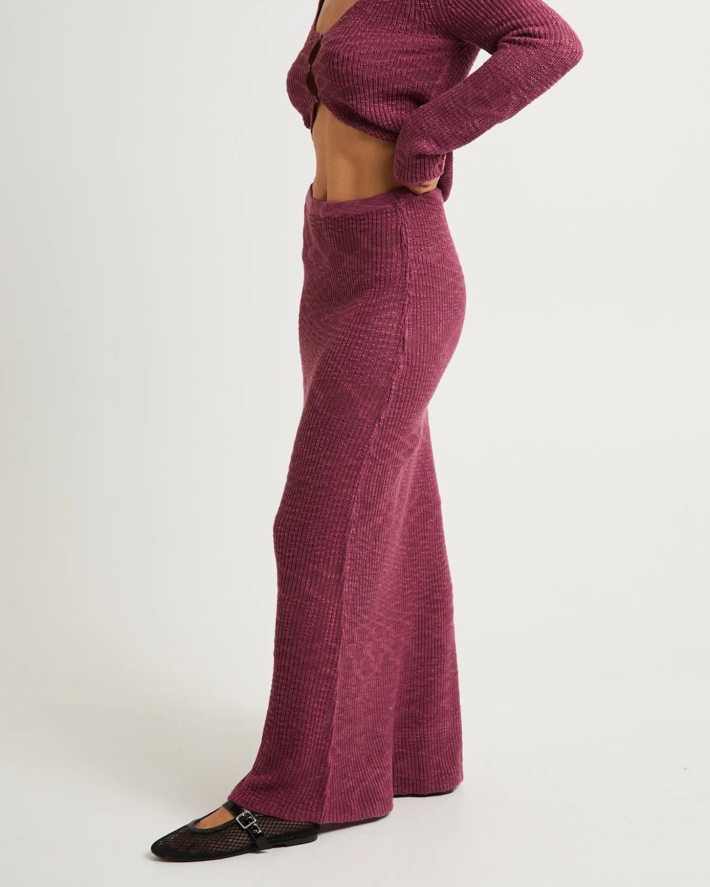 Paige Boucle Knit Maxi Skirt