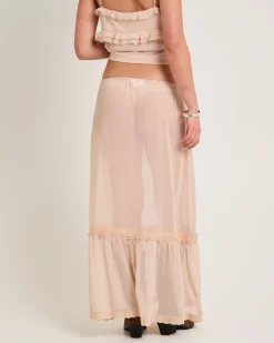 Paislee Sheer Maxi Skirt