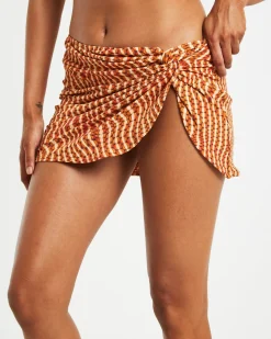 Paloma Geo Warp Mini Skirt in Assorted