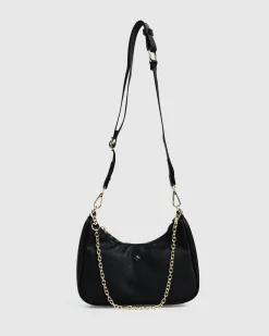 Paloma Handbag Pebble Black/Gold