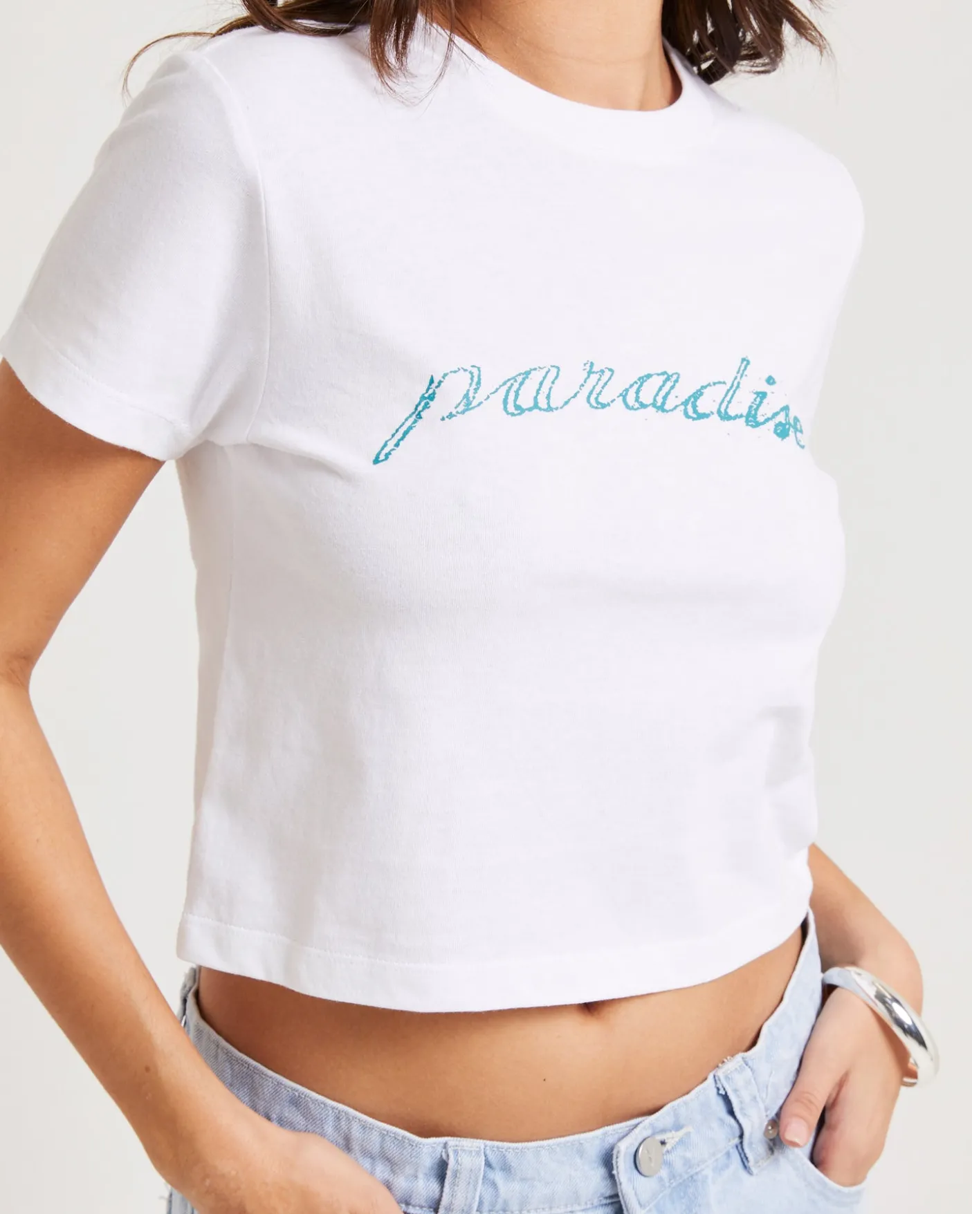 Paradise Cropped T-Shirt