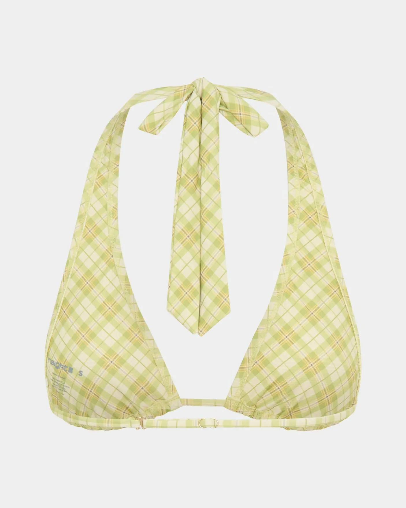 Parka Vintage Check Halter Bikini Set