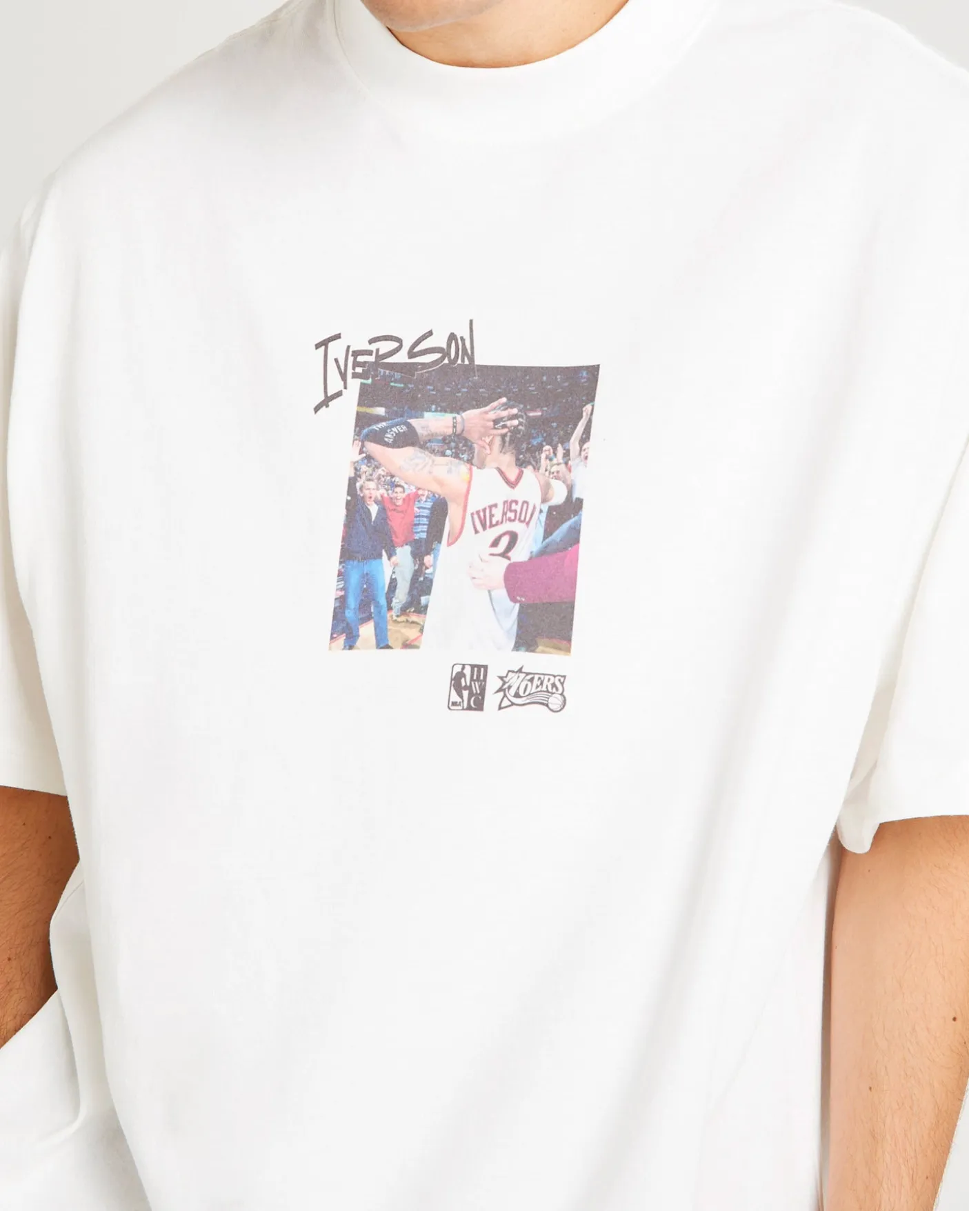 Philadelphia 76ers Allen Iverson Pre & Post Game T-Shirt