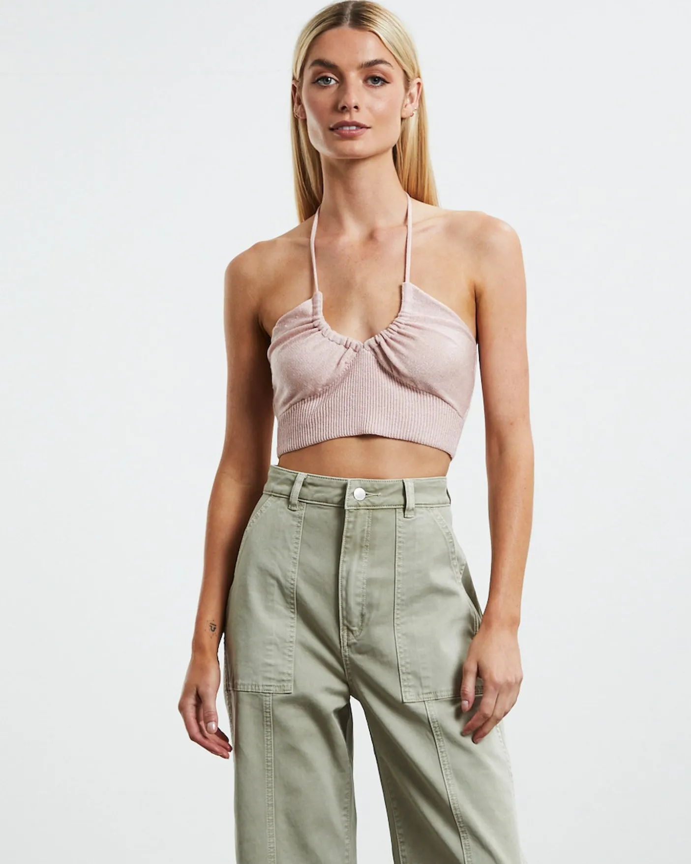 Phoebe Knit Cami Peony