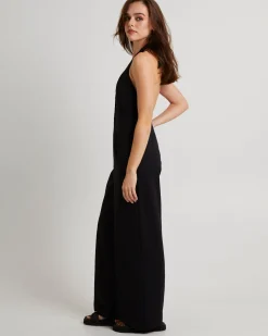 Piper Halter Button Front Jumpsuit