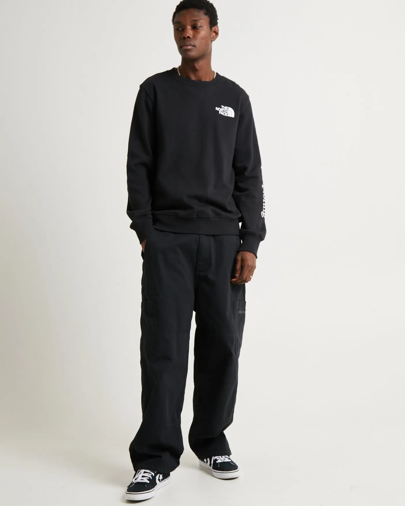 Places We Love Crew Neck Jumper Black