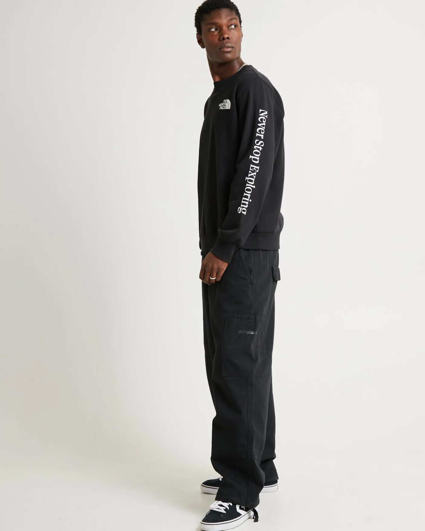 Places We Love Crew Neck Jumper Black