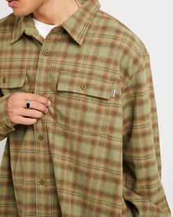 Plaid Long Sleeve Overshirt