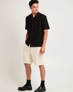Pleated Resort Short SleeveShirt