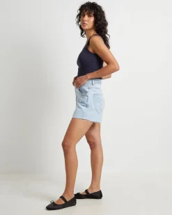 Pointelle Toni Tank Top in Navy