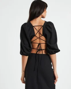 Poppy Tie Back Top