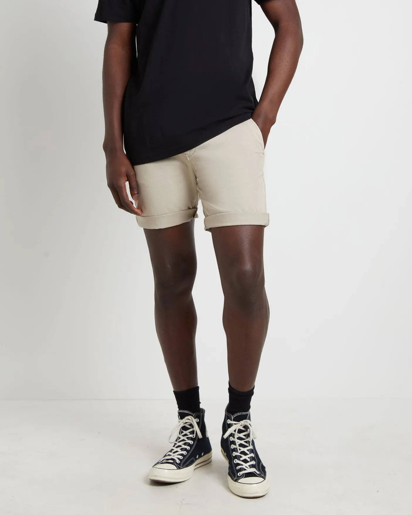 Preston Shorts in Bone