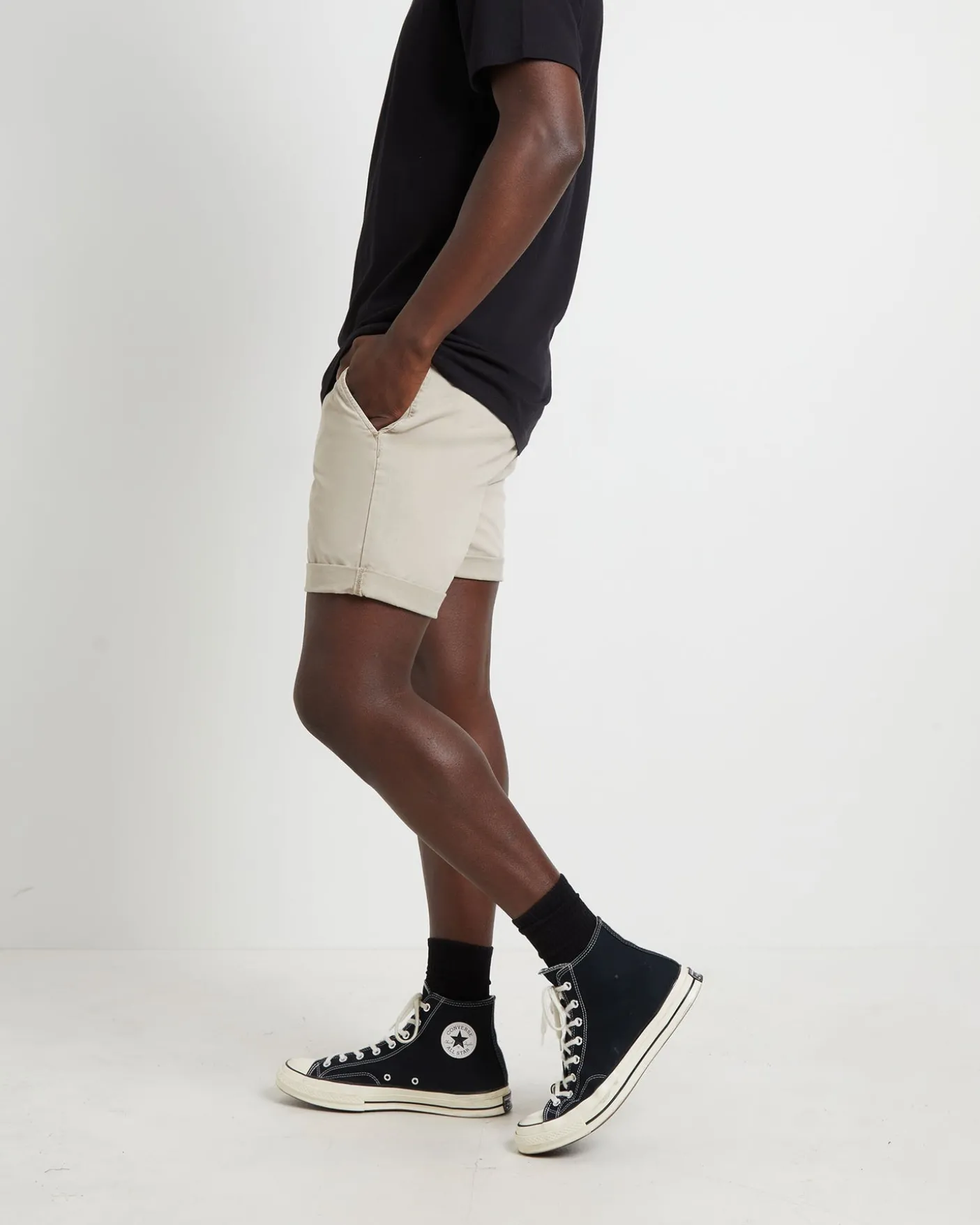 Preston Shorts in Bone