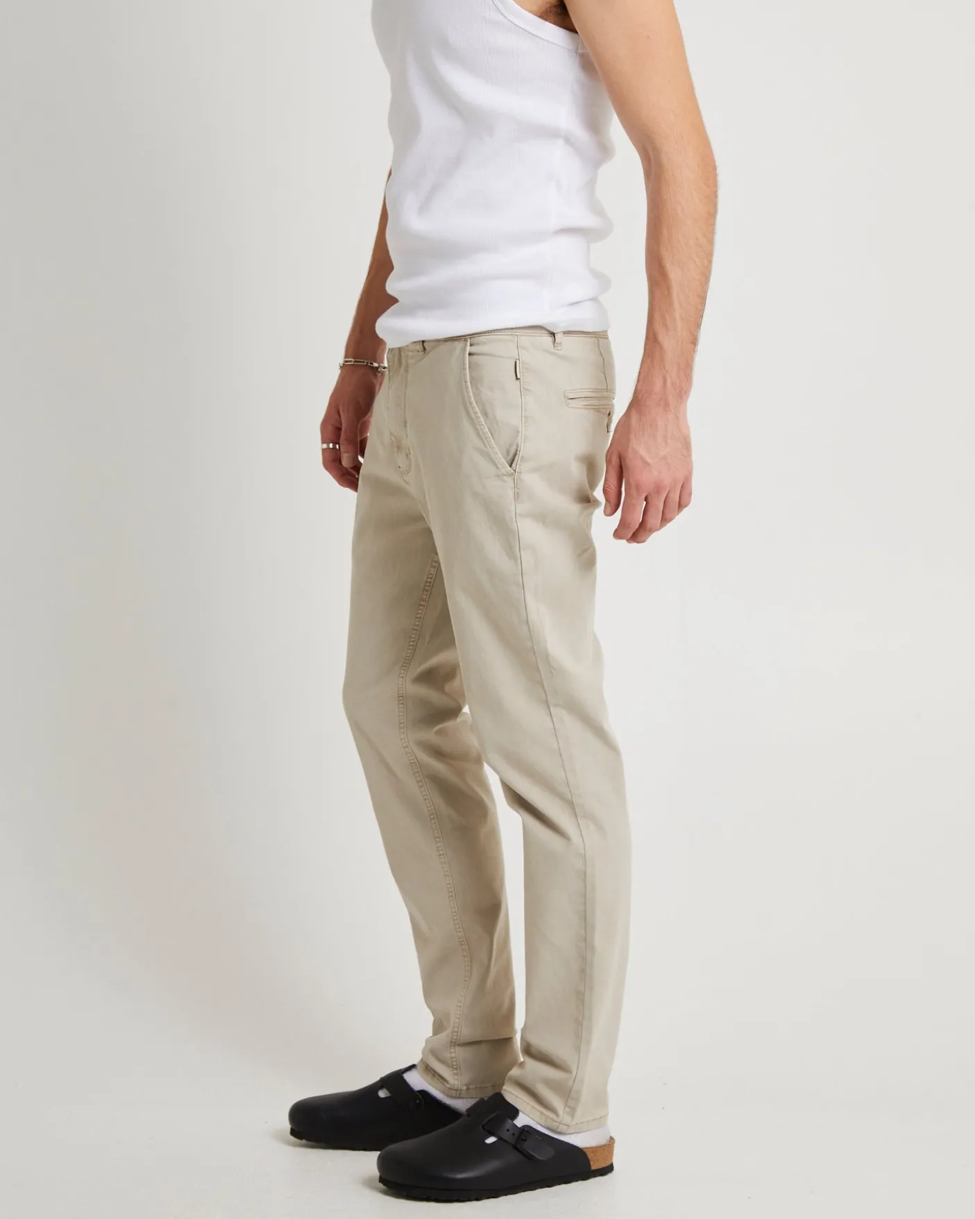 Preston Slim Chino Pants Bone