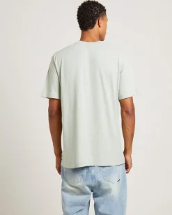 Proclaim Hemp Retro Fit Short Sleeve T-Shirt in Eucalyptus