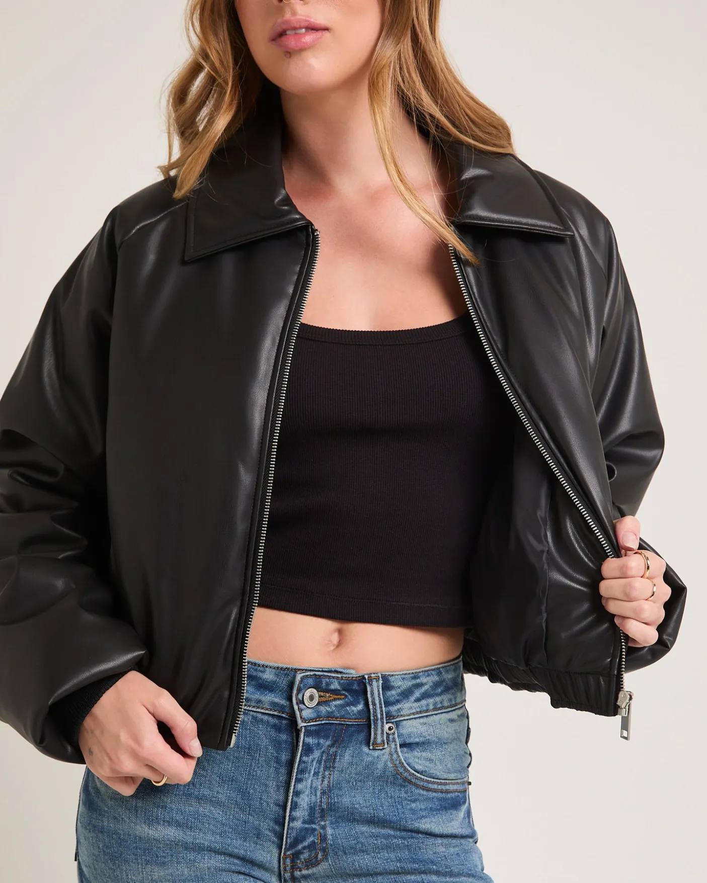 PU Bubble Jacket