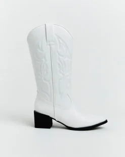 Ranger Cowboy Boot in White