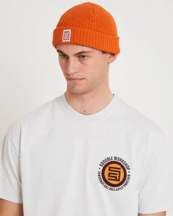 Red Cube Low Beanie