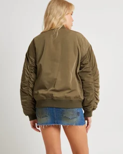 Relaxed Bomber Jacket