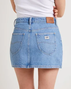 Relaxed Denim Mini Skirt
