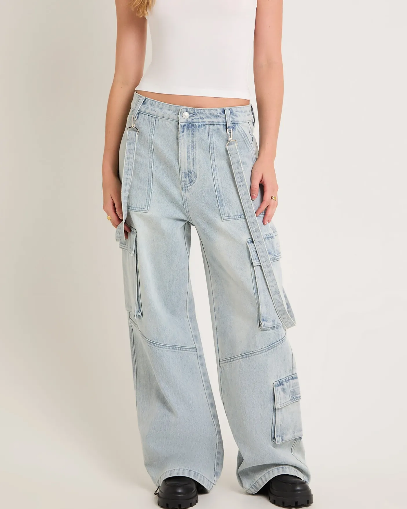 Remedy Denim Cargo Pants