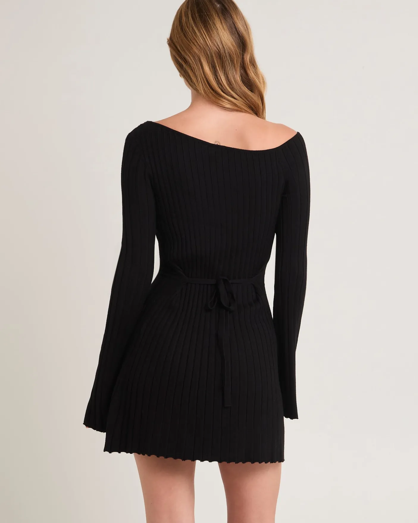 Remi Ribbed One Shoulder Mini Dress