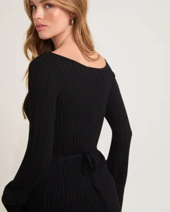 Remi Ribbed One Shoulder Mini Dress
