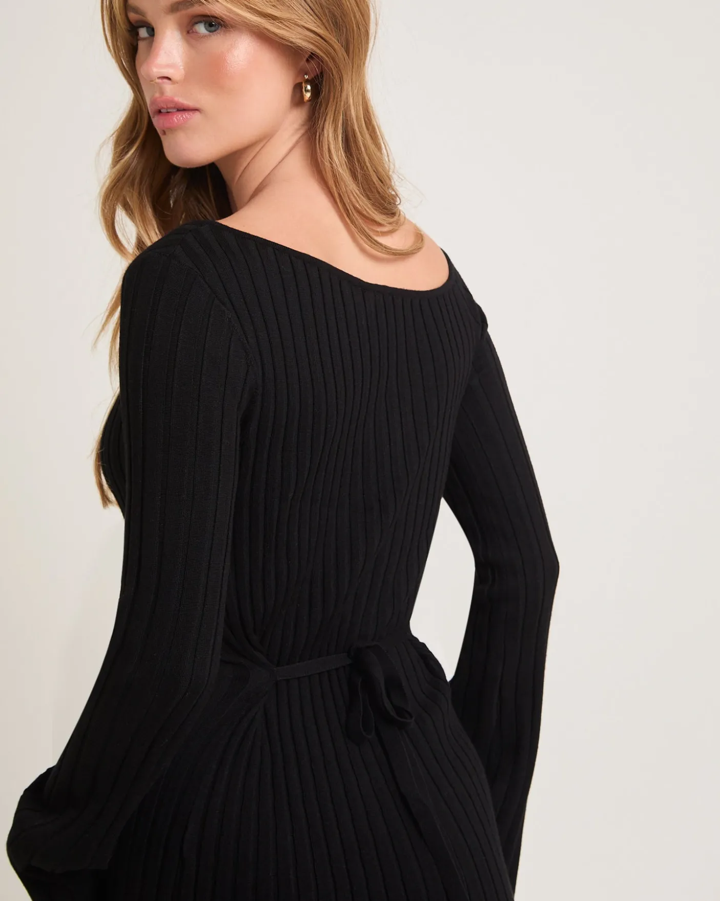 Remi Ribbed One Shoulder Mini Dress