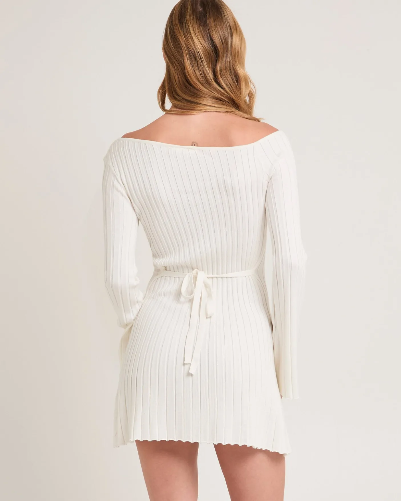 Remi Ribbed One Shoulder Mini Dress