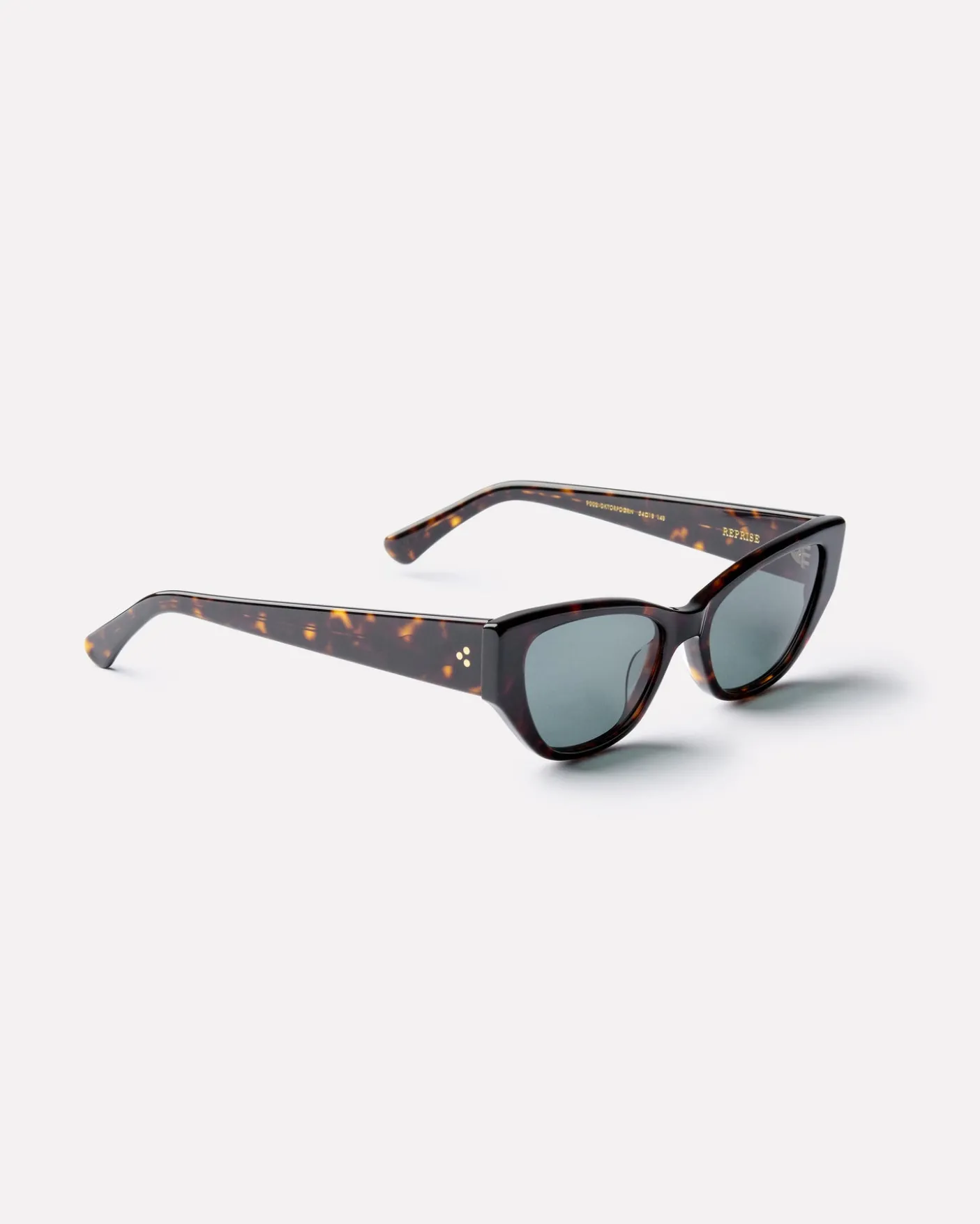 Reprise Sunglasses in Tortoise Polished/Green